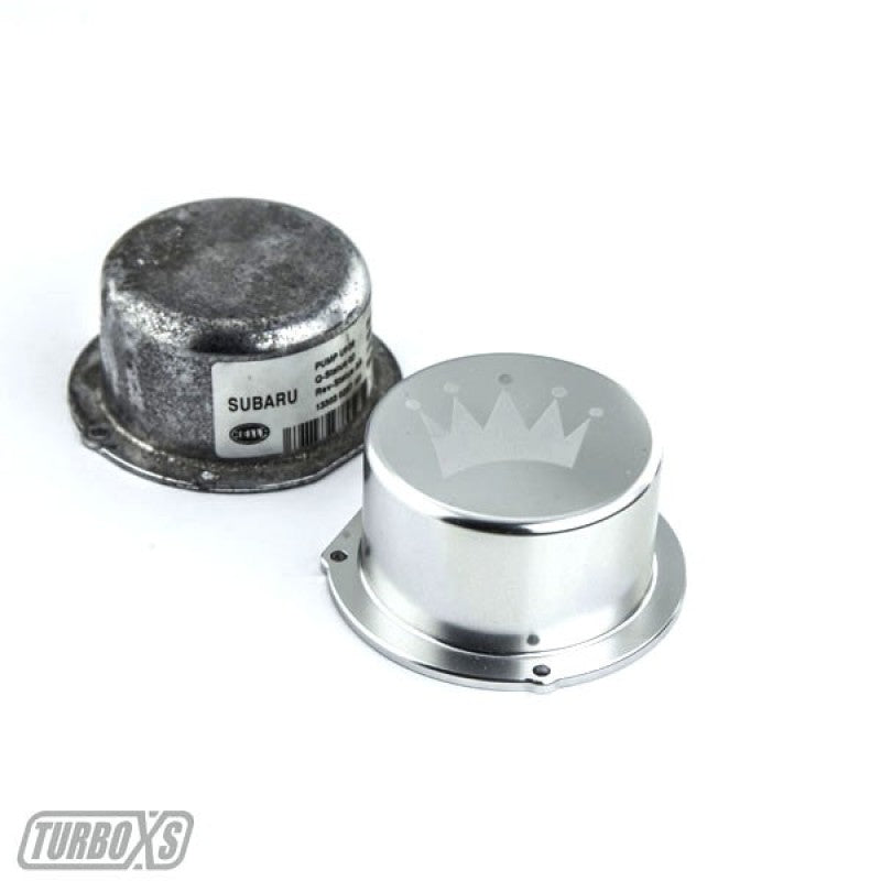 Turbo XS W15-VPC-SIL 15-16 fits Subaru WRX Billet Aluminum Vacuum Pump Cover - S