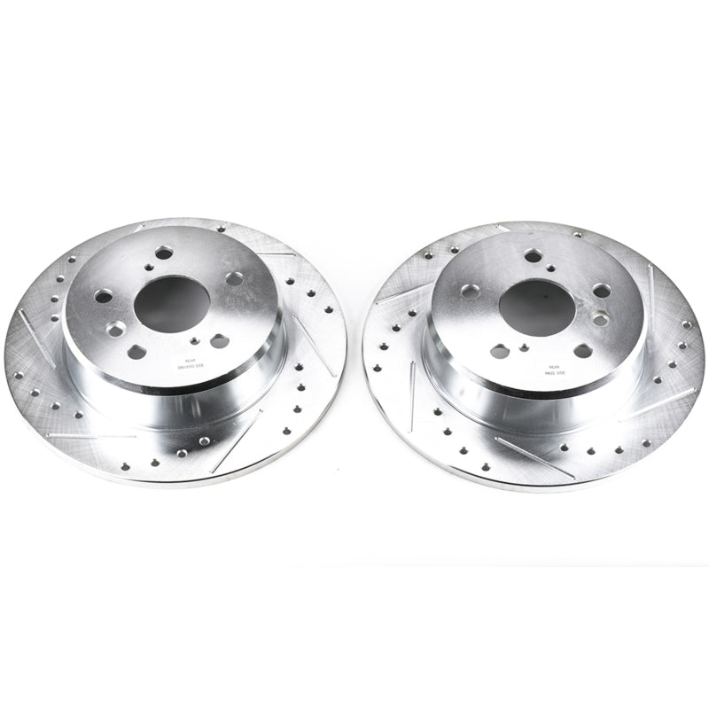 PowerStop fits Lexus 99-03 RX300 Rear Evolution Drilled & Slotted Rotors - Pair