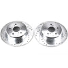 PowerStop fits Lexus 99-03 RX300 Rear Evolution Drilled & Slotted Rotors - Pair