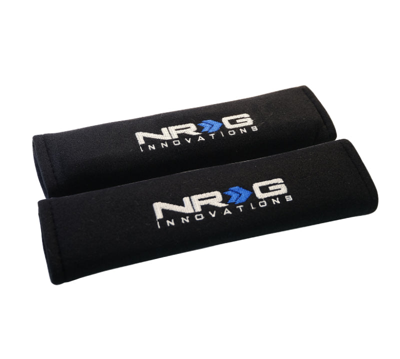 NRG SBP-27BK Seat Belt Pads 2.7in. W x 11in. L (Black) Short - 2pc