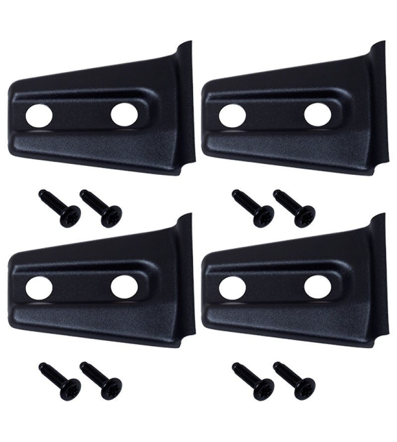 Kentrol 80020 fits Jeep 07-18 Wrangler JK Door Hinge Overlays 4 Pieces 2 Door - Textured Black