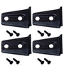 Kentrol 80020 fits Jeep 07-18 Wrangler JK Door Hinge Overlays 4 Pieces 2 Door - Textured Black
