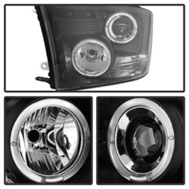 Spyder 5010032 fits Dodge 09-14 Ram 1500 10-14 Projector Headlights Halogen- LE