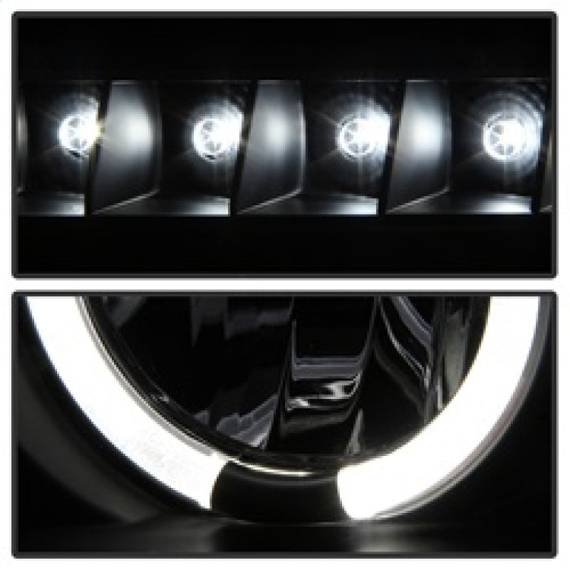 Spyder 5012029 fits Toyota 07-13 Tundra 3 Projector Headlights LED Halo LED Blk
