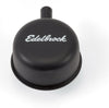 Edelbrock 4413 Round Cap w/ Nipple Black