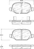 Stoptech 308.1569 Street Brake Pads - Front