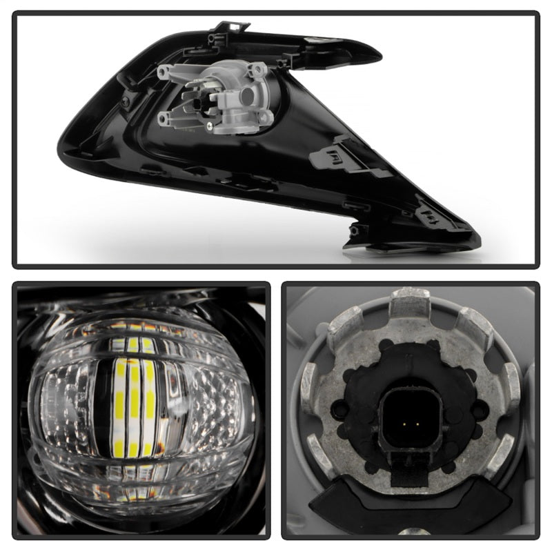 SPYDER 9054280 23-24 fits Toyota Corolla Hatchback OEM Full Fog Lights w/Switch - Clear (FL-TCOC2023-HB-LED-C)