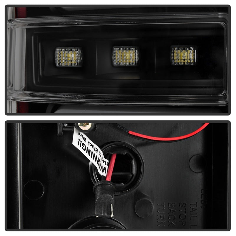 Spyder 5085740 fits Toyota 16-17 Tacoma LED Tail Lights - Black Smoke (ALT-YD-T