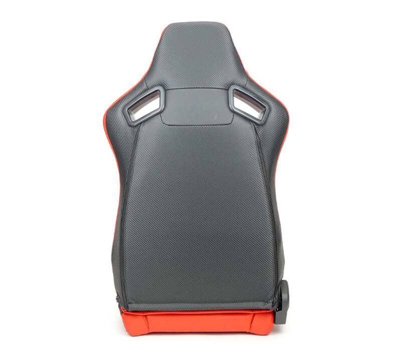 NRG RSC-750RD RSC-750RD/BK L/R Omega Reclinable Racing Seat Red with Black