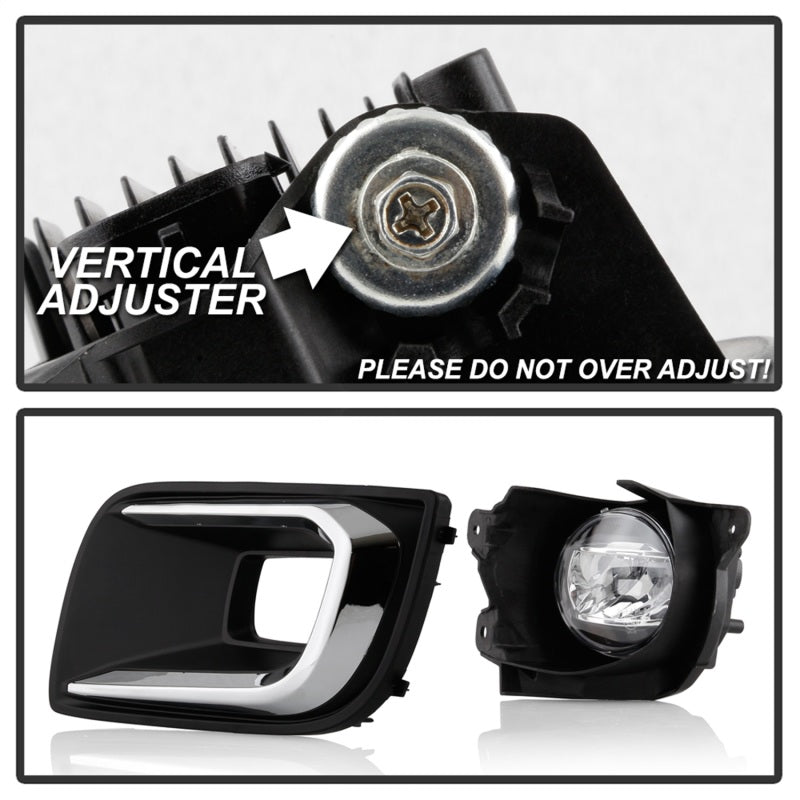 Spyder 5087140 fits Toyota 18-20 Sequoia 2020 OEM Style LED Fog Lights w/OEM Fi
