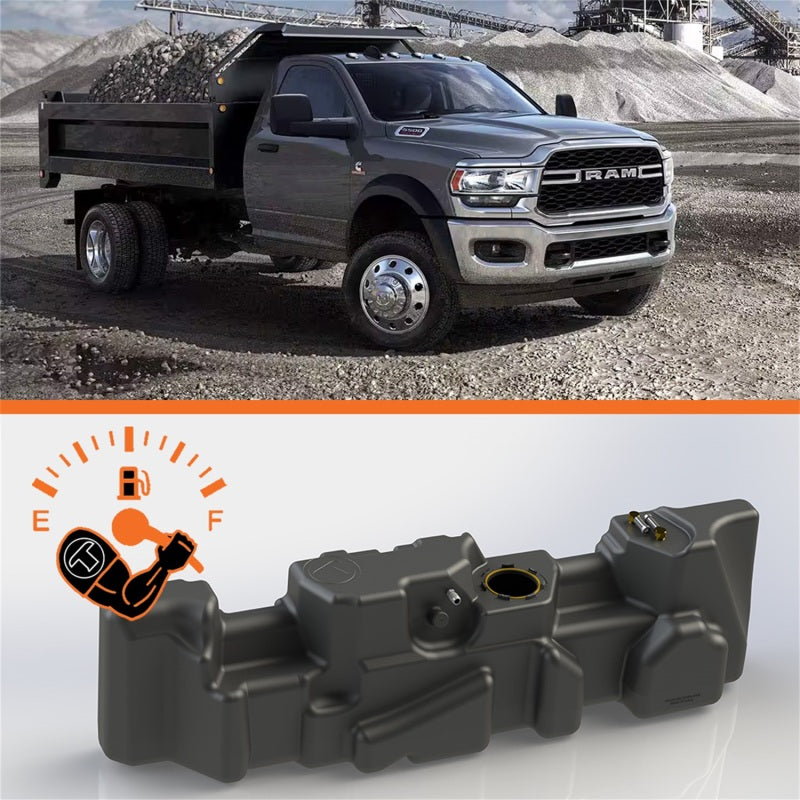 fits Titan Fuel Tanks 7030407 07-24 RAM 60in/84in/108in/120in Cab & Chassis 40 Gallon XXL Mid-Ship Fuel Tank