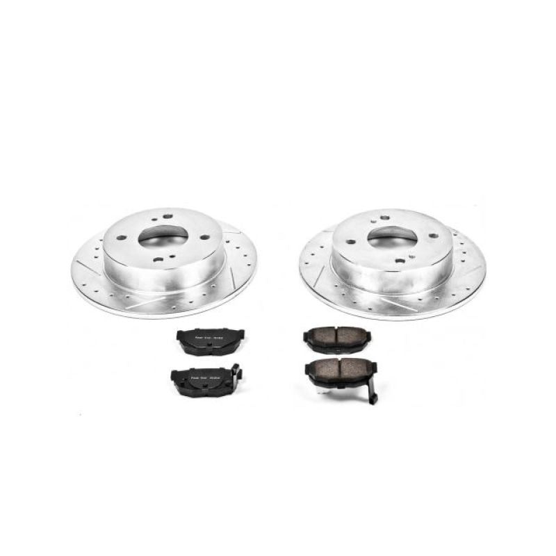 PowerStop K659 fits Nissan 89-98 240SX Rear Z23 Evolution Sport Brake Kit
