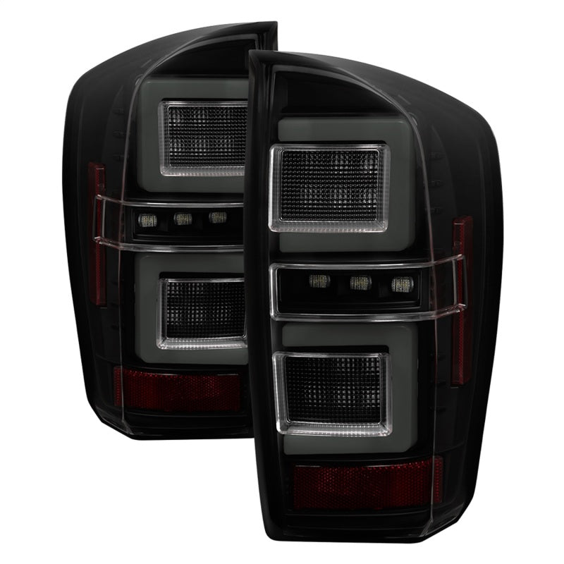 Spyder 5085740 fits Toyota 16-17 Tacoma LED Tail Lights - Black Smoke (ALT-YD-T