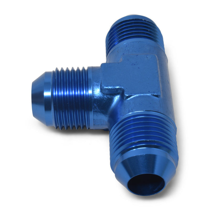 Russell 660110 Performance -16 AN NPT Flare Tee Fitting (Blue)