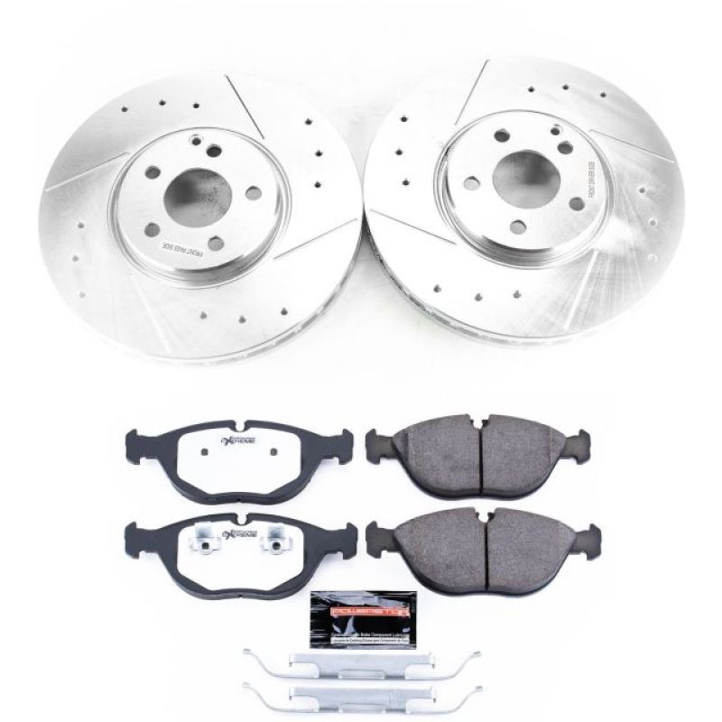 PowerStop K7769 26 04 fits Mercedes-Benz E500 Front Z26 Street Warrior Brake Kit