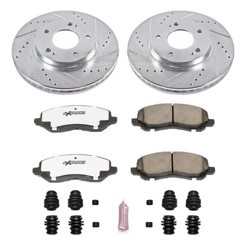 PowerStop K1678 26 01 fits Chrysler Sebring Front Z26 Street Warrior Brake Kit
