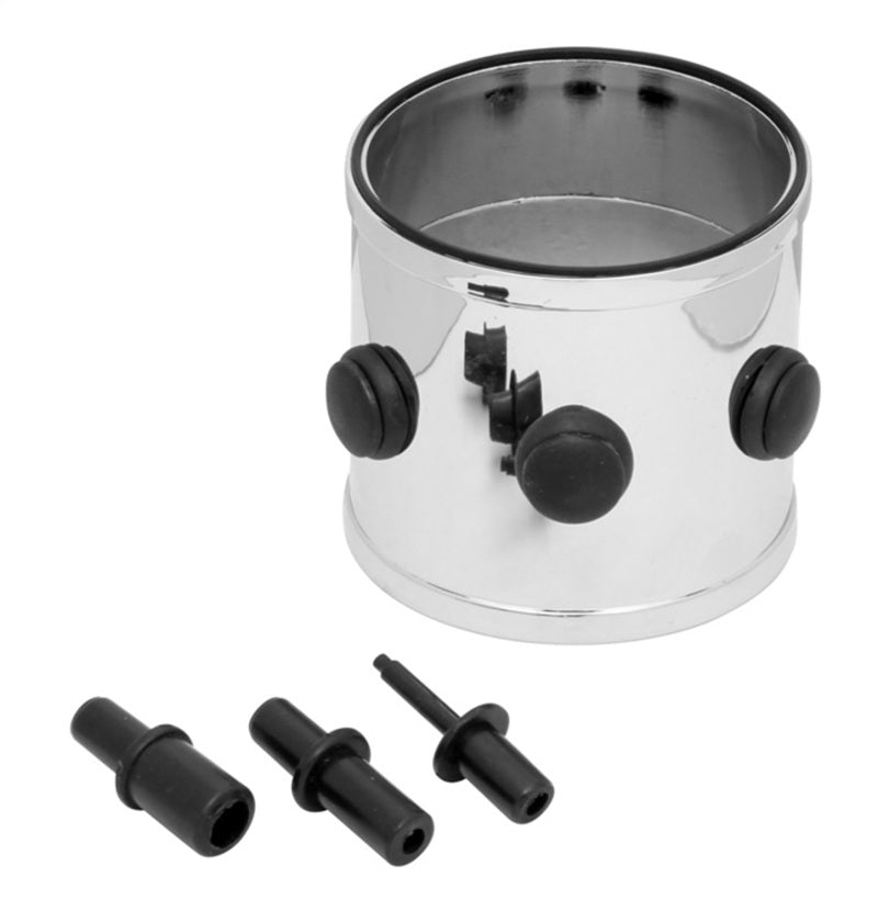 Spectre 87071 Universal Adapter Intake Manifold / Vent Port & Vacuum Sensor Adapter 3in. - Chrome