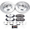 PowerStop K5857-26 11-14 fits Honda Odyssey Front Z26 Street Warrior Brake Kit
