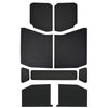 DEI 50172 fits Jeep 18-23 Wrangler JL 4-Door Boom Mat Headliner - 9 Piece - Bla