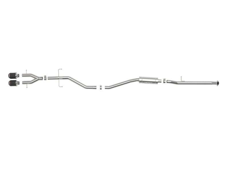 AFE 49-36620-C 2.5in 304SS Cat-Back Exhaust System 17-20 fits Honda Civic SI C