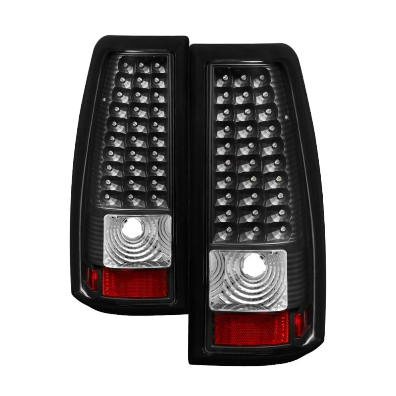 5008817 Xtune fits Chevy 99-02 Silverado 1500/2500/3500 LED Tail Lights Black