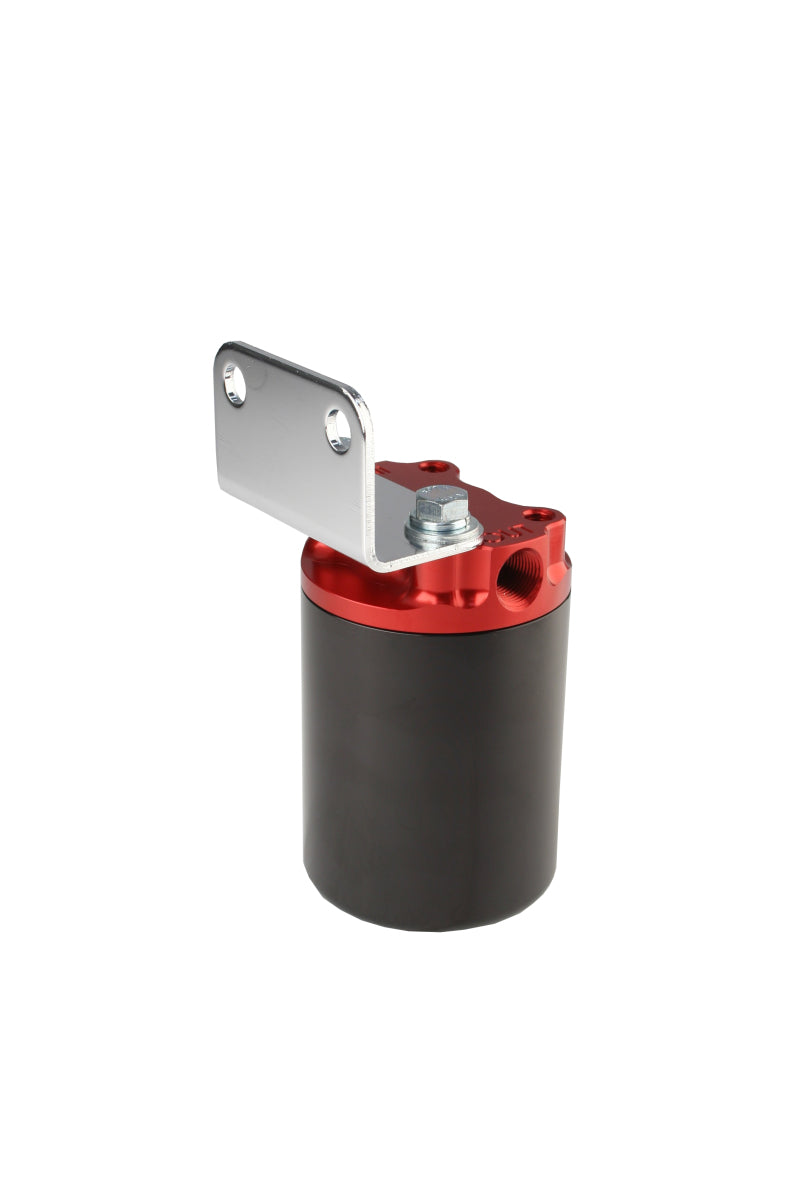 Aeromotive 12319 Canister Fuel Filter - 3/8 NPT/100-Micron (Red Housing w/Black