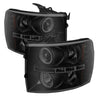Spyder 5078322 fits Chevy 07-13 Silverado 1500/2500 Projector Headlights LED Ha
