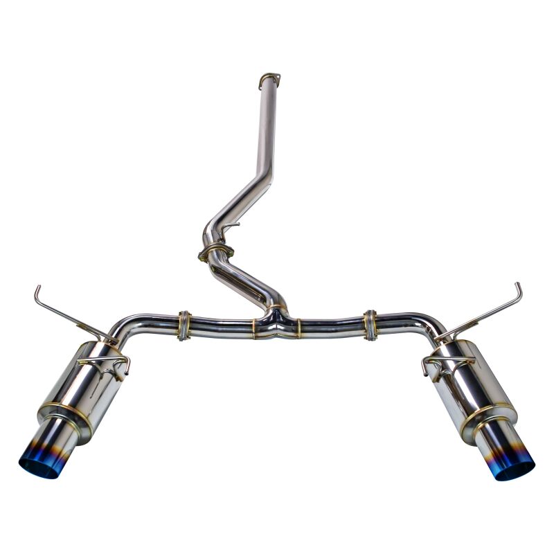 Remark RK-C2076S-03T 2022+ fits Subaru WRX (VB) Catback Exhaust - Dual R1 Spec Burnt Stainless (Non-Resonated)
