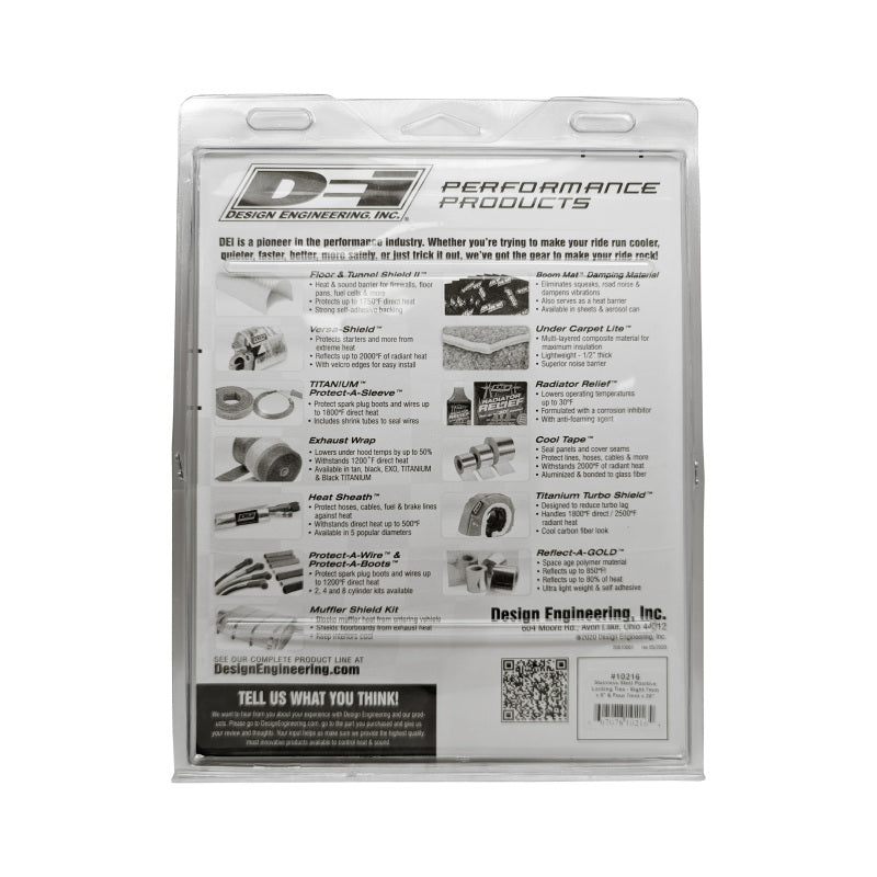 DEI 10216 Stainless Steel Positive Locking Tie Eight 1/4in (7mm) x 9in and Four