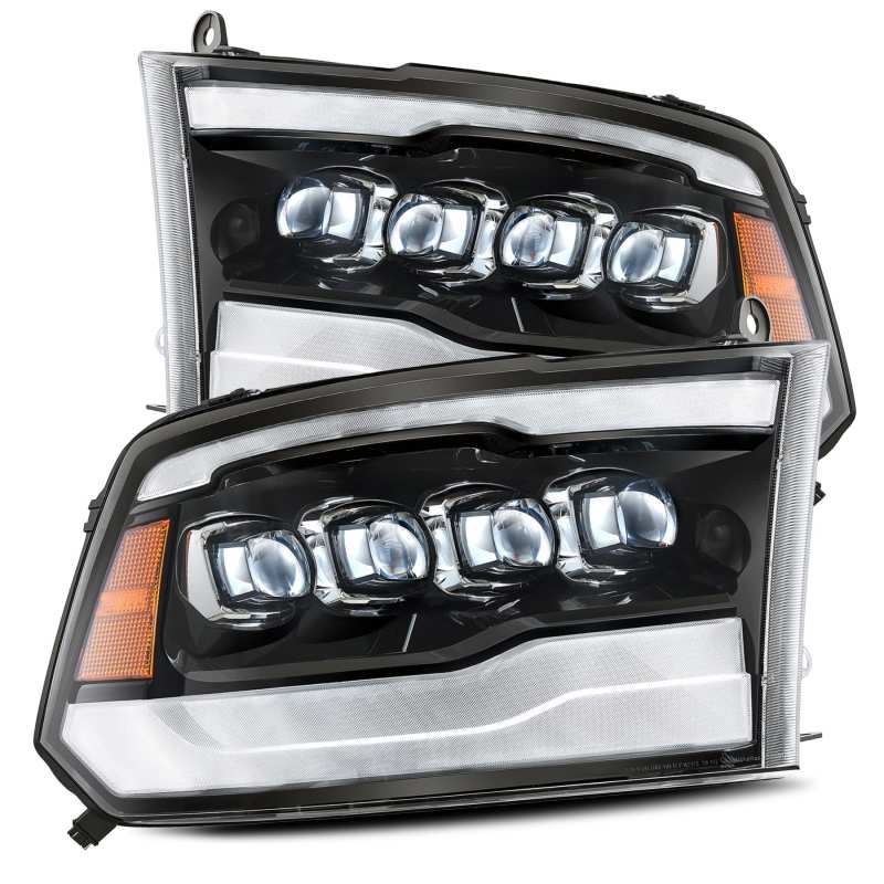 AlphaRex 880590 fits Dodge 09-18 Ram 1500HD NOVA LED Projector Headlights Plank