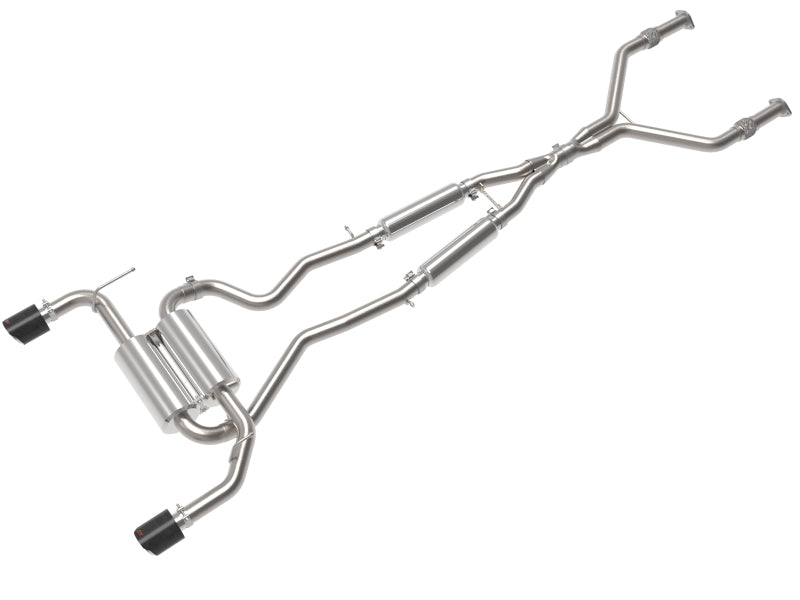 AFE 49-36136-C fits Infiniti Q50 (V37) V6 3.7L Takeda 2-1/2in SS Cat-Back Exhau