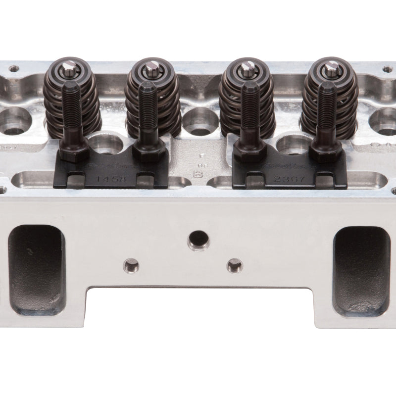 Edelbrock 61255 Cylinder Head Victor Jr fits SBC 23 Deg 220cc Complete for Hydraulic Roller Cam