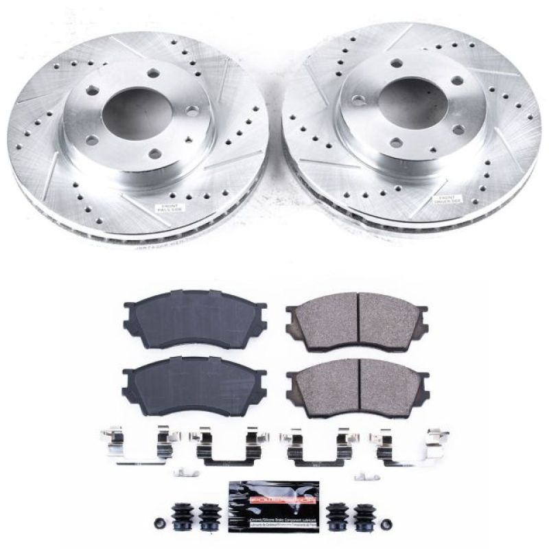 PowerStop K1186 fits Mazda 95-00 Millenia Front Z23 Evolution Sport Brake Kit