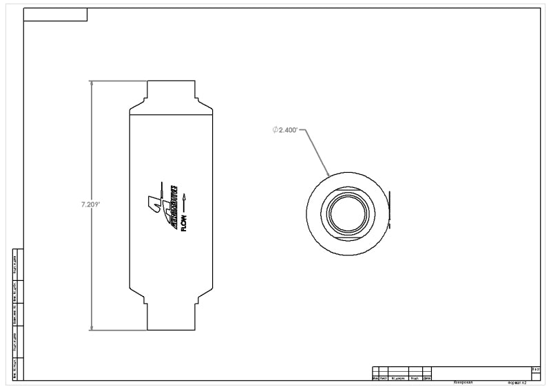 Aeromotive 12602 Replacement Pro-Series 100 Micron SS Element (for 12302 Filter