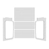 DEI 50602 fits Jeep 04-06 Wrangler LJ Unliminted Headliner Complete Kit - White