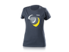 Akrapovic 801764 Lifestyle T-shirt Mesh Womens Blue-Grey - Small