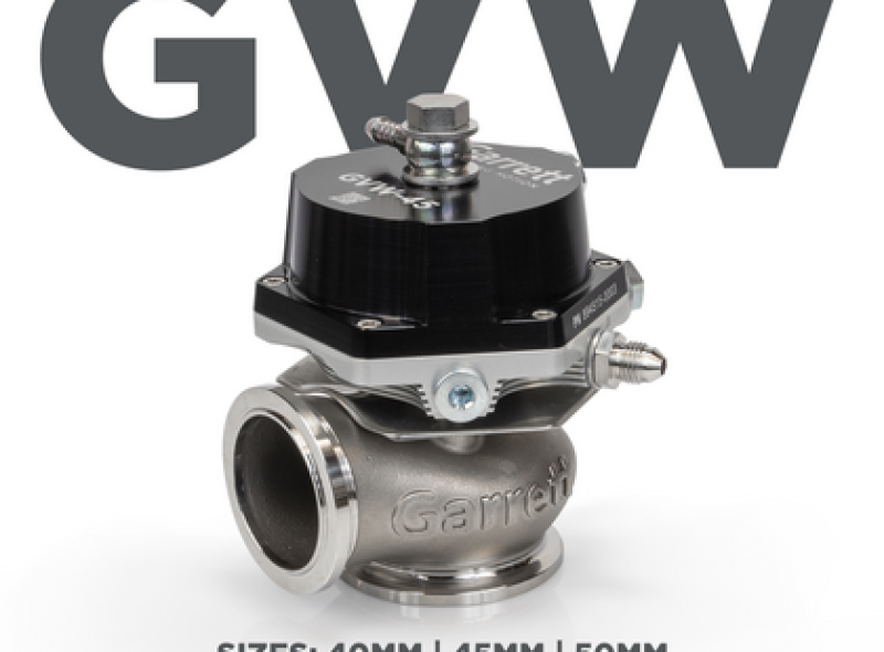 Garrett 908827-0003 GVW-40 40mm Wastegate Kit - Black