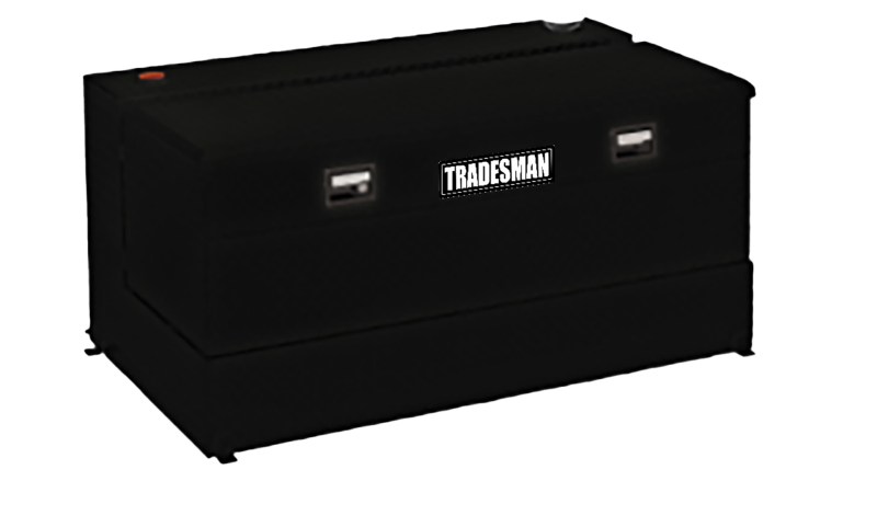 Tradesman 76648 Steel L-Shape Liquid Storage Tank Combo (48in. / 80 Gallon Capacity) - Blk