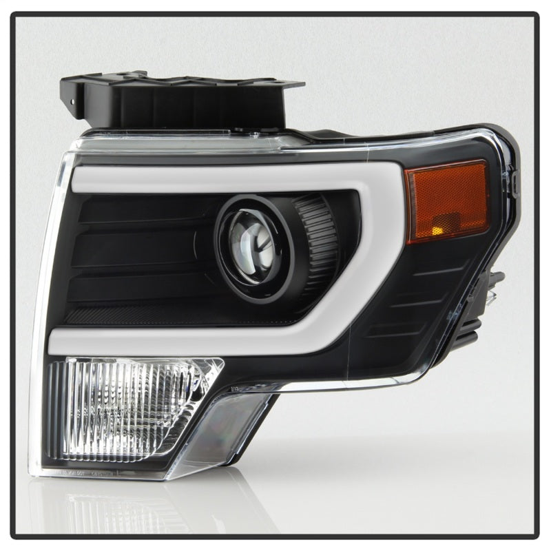 xTune 9037252 fits Ford F150 Projector Headlights - Light Bar DRL - Black PRO-J