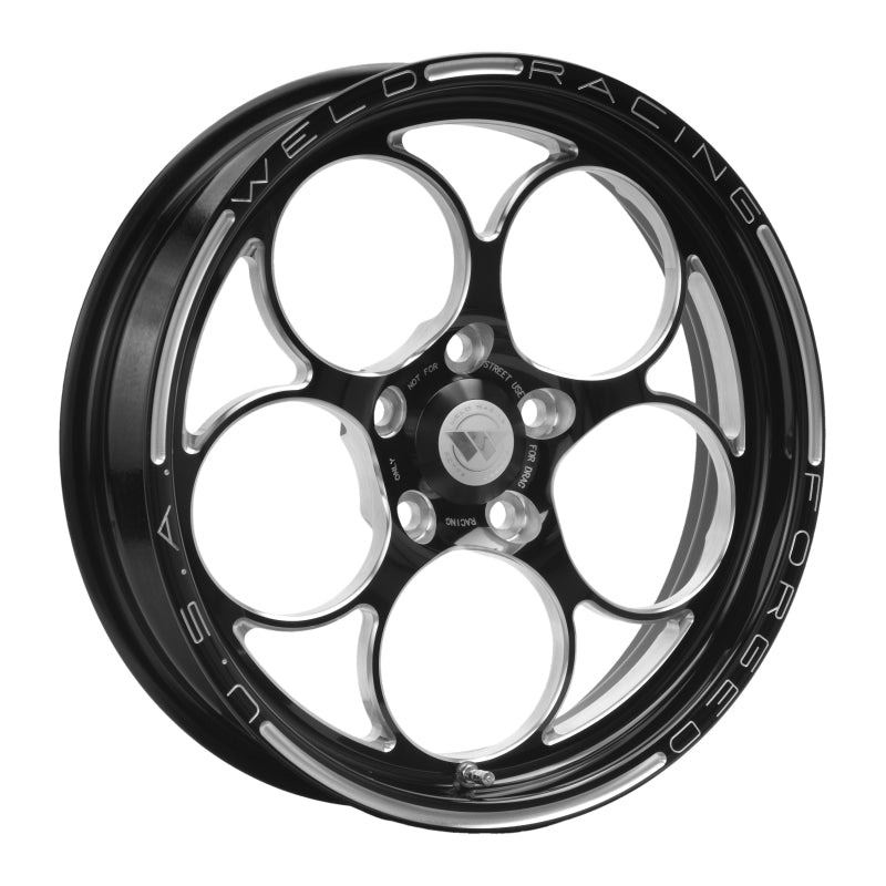 Weld 86B-1704274 Magnum 1-Piece 17x4.5 / 5x4.75 BP / 2.25in. BS Black Wheel - N