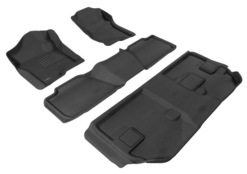 3D MAXpider 22-24 fits Ford F-150 Super Crew Bench Seat Kagu Black R1 R2