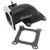 Edelbrock 38483 Low Profile Intake Elbow 90mm Throttle Body to Square-Bore Flange Black Finish