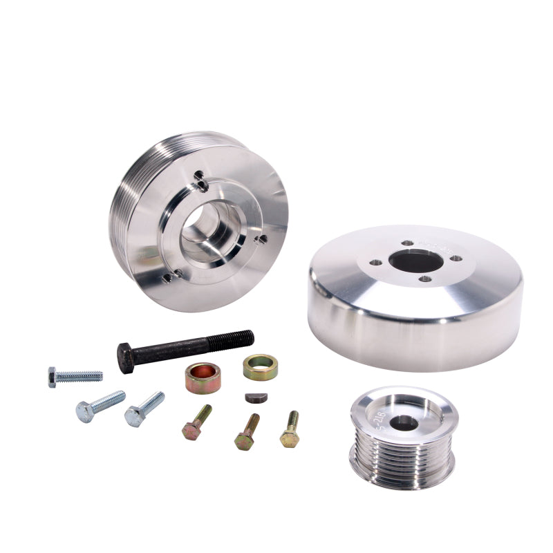 BBK 15550 fits Ford 97-04 F150 Expedition 4.6 5.4 Underdrive Pulley Kit - Light