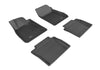 3D MAXpider 22-24 fits Ford F-150 Super Crew Bench Seats Kagu Black R2