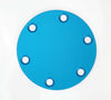 NRG STR-250BL Horn Delete Plate Laser Logo - Blue