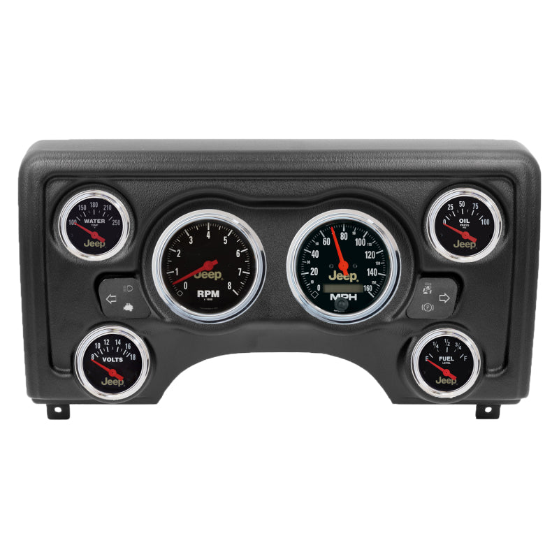 AutoMeter 90011-16 Autometer fits Jeep Direct Fit Dash Kit 97-06 Jeep TJ (2 x 3-3/8in. / 4 x 2-1/16in.)
