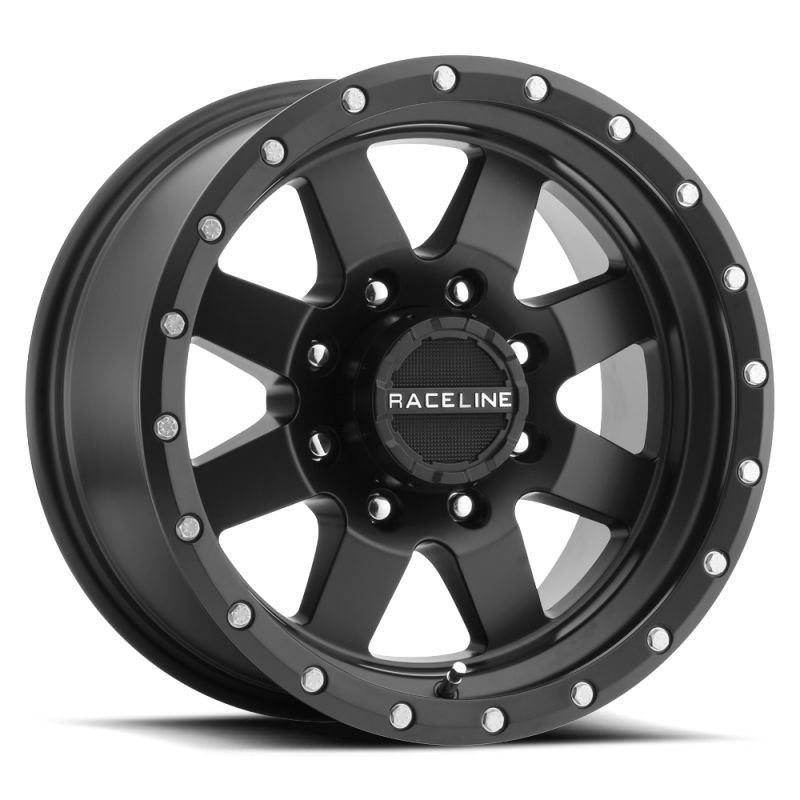 Raceline 935B-55012 935B Defender 15x5in / 5x114.3 BP / 0mm Offset / 3.19mm Bore