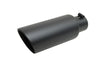 Gibson 500637-B Round Dual Wall Slash-Cut Tip - 4in OD/2.75in Inlet/12in Length