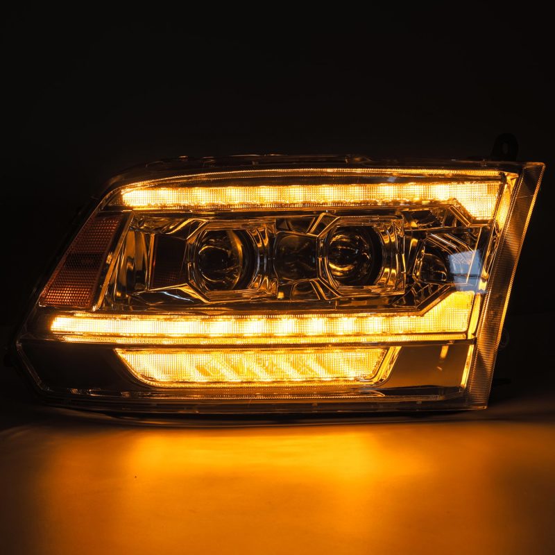 AlphaRex 880559 fits Dodge 09-18 Ram 2500 LUXX LED Proj Headlights Plank Style