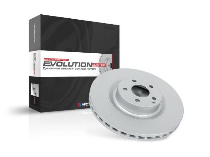 PowerStop JBR1110EVC fits Scion xA Front Evolution Geo 04-06met Coated Rotor